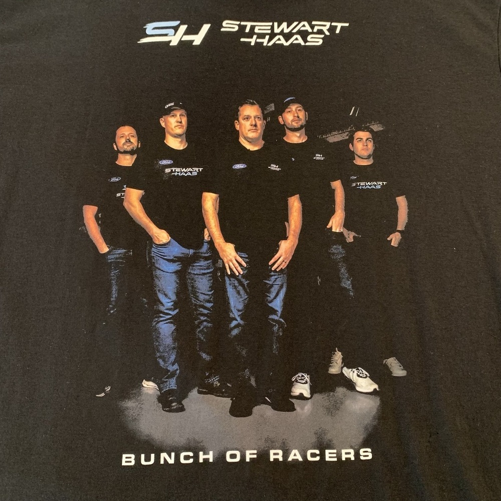 Stewart-Haas Racing Shirt Mens 3XL Black NASCAR Bunch Of Racers Graphic Tee
